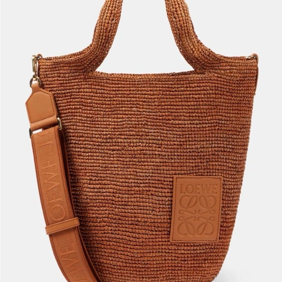 Loewe Woven raffia tote - Picture 2 of 7